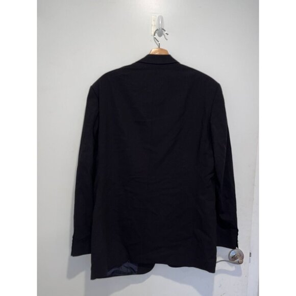 Hugo Boss Black Wool Blend Two-Button Suit Men's Jacket Blazer Size 42 - Picture 3 of 10